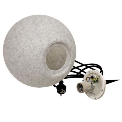 Udendørslampe 1x E27, maks. 60 W, 230 V, IP44, diameter 30 cm