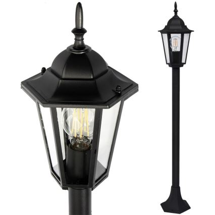 Udendørslampe 1xE27/20W/230V IP43 96,5 cm sort