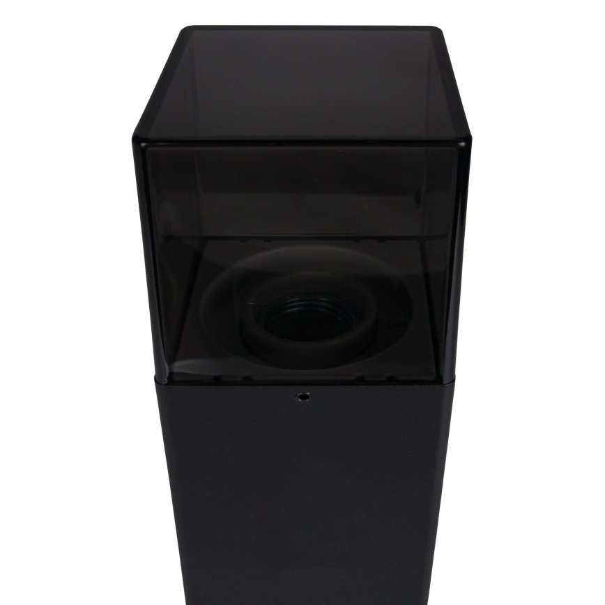 Udendørslampe 1xE27/40W/230V IP44 80 cm sort/røgfarvet
