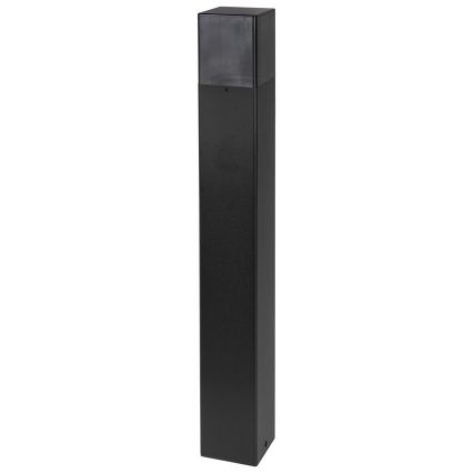 Udendørslampe 1xE27/40W/230V IP44 80 cm sort/røgfarvet
