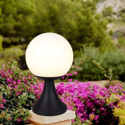 Udendørslampe 1xE27/60W/230V IP44 33 cm sort