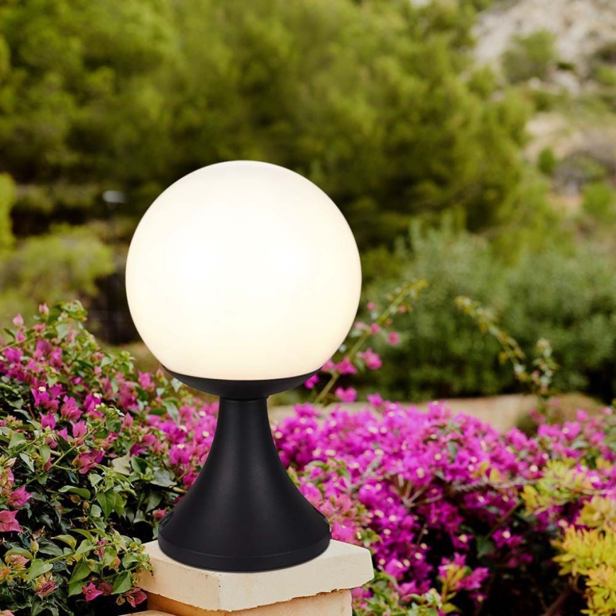 Udendørslampe 1xE27/60W/230V IP44 33 cm sort