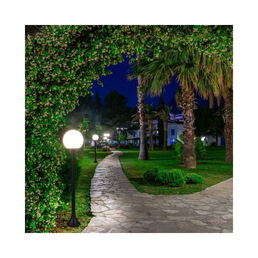 Udendørslampe 1xE27/60W/230V IP44 97 cm sort