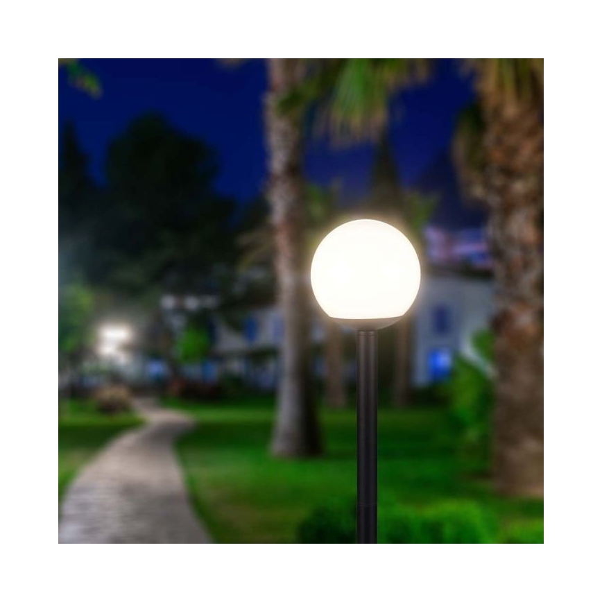 Udendørslampe 1xE27/60W/230V IP44 97 cm sort