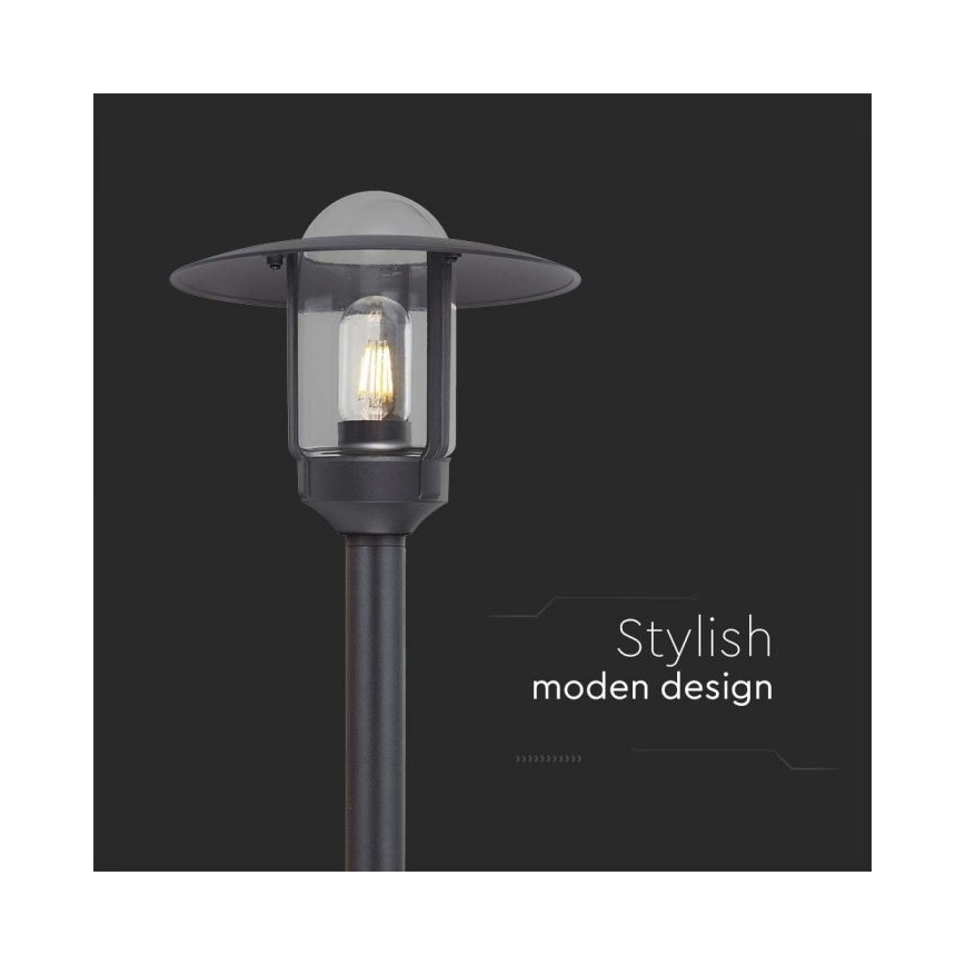 Udendørslampe 1xE27/60W/230V IP44 sort