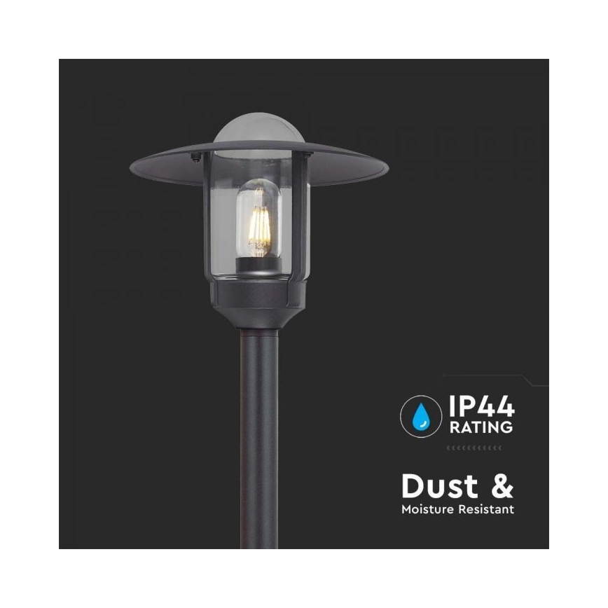 Udendørslampe 1xE27/60W/230V IP44 sort