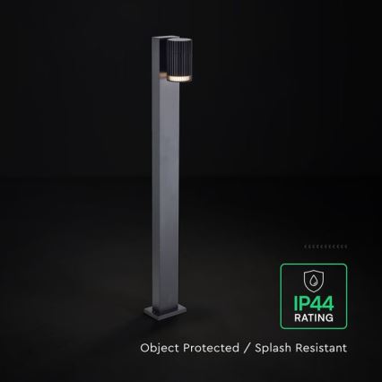 Udendørslampe 1xGU10/10W/230V IP44 50 cm sort