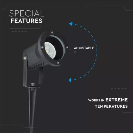 Udendørslampe 1xGU10/35W/230V IP44