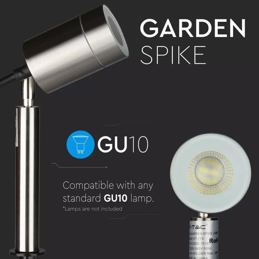 Udendørslampe 1xGU10/35W/230V IP44