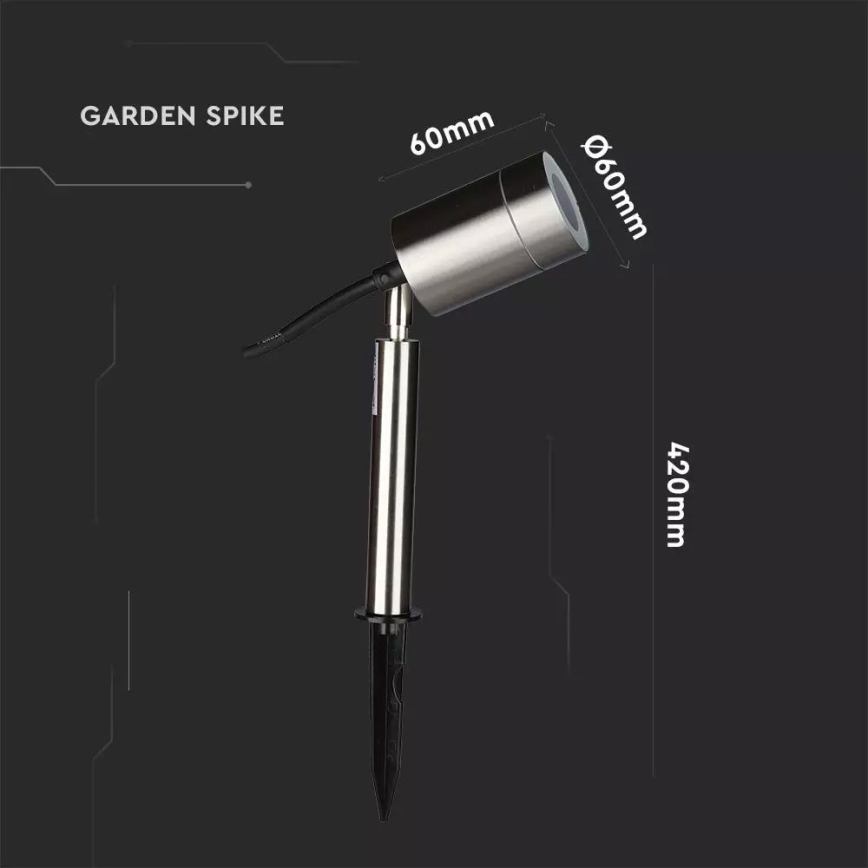 Udendørslampe 1xGU10/35W/230V IP44