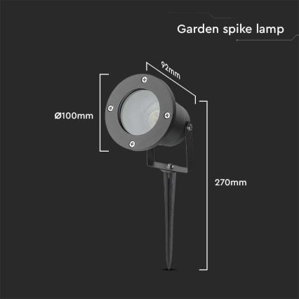 Udendørslampe 1xGU10/35W/230V IP65