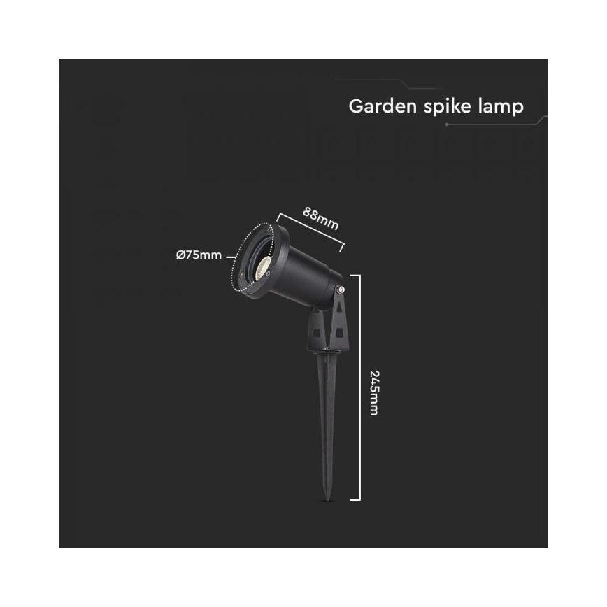 Udendørslampe 1xGU10/35W/230V IP65