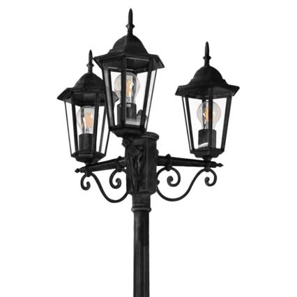 Udendørslampe LIGURIA 3xE27/60W/230V IP43 2,5m