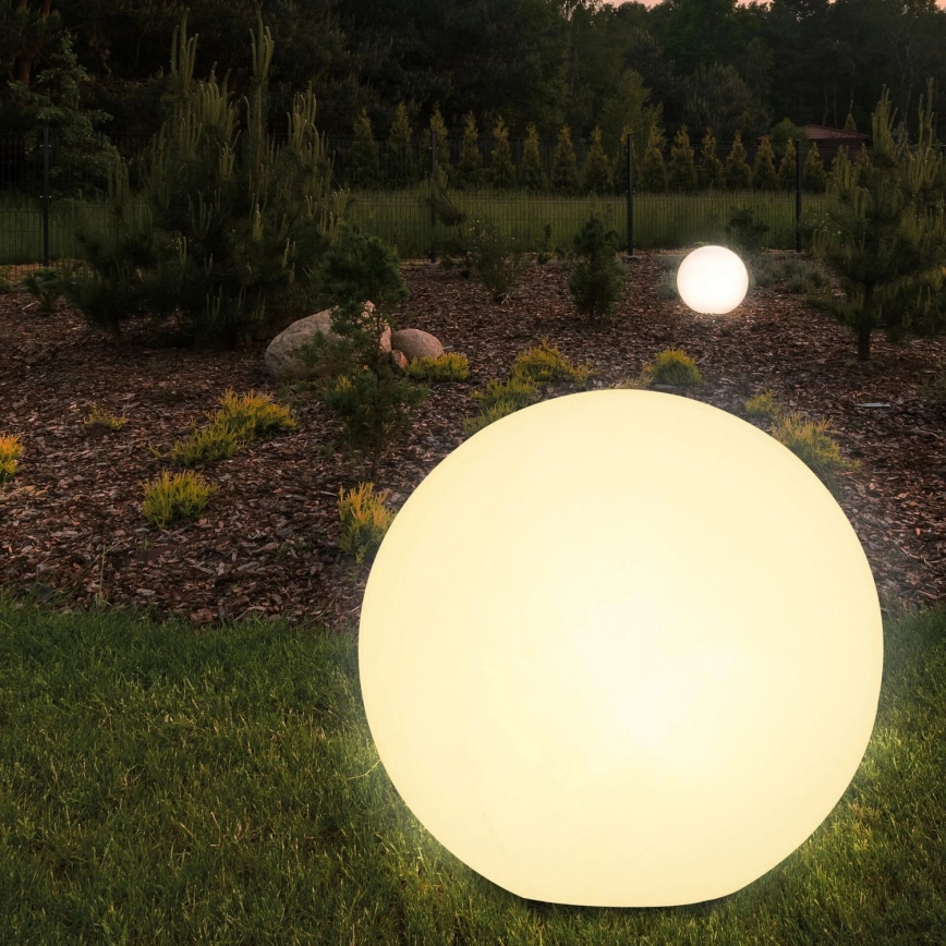 Udendørslampe ARGENTO 1xE27/15W/230V diameter 30 cm IP65 hvid