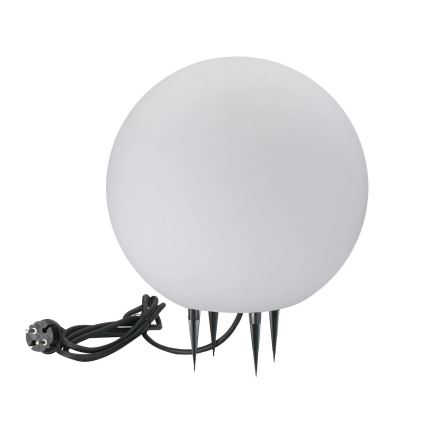 Udendørslampe ARGENTO 1xE27/15W/230V diameter 30 cm IP65 hvid