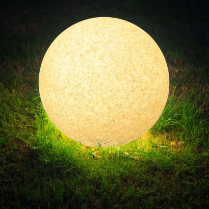 Udendørslampe ARGENTO 1xE27/15W/230V diameter 40 cm IP65 grå