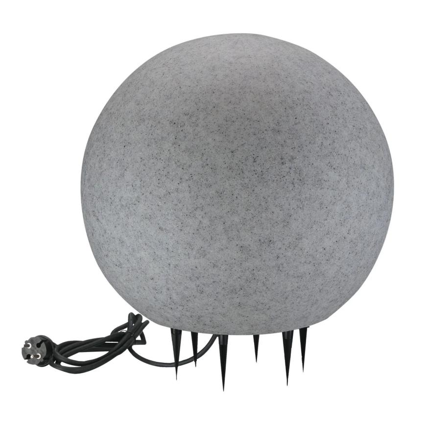 Udendørslampe ARGENTO 1xE27/15W/230V diameter 40 cm IP65 grå