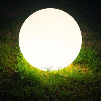 Udendørslampe ARGENTO 1xE27/15W/230V diameter 40 cm IP65 hvid