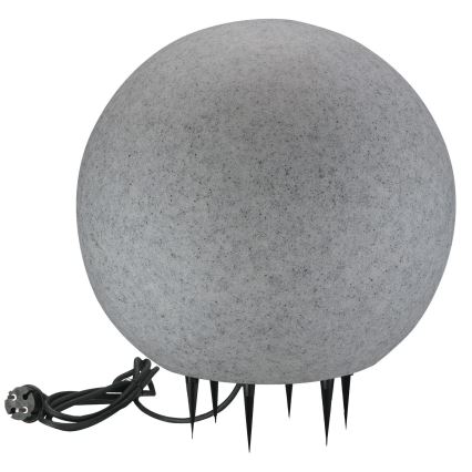 Udendørslampe ARGENTO 1xE27/15W/230V diameter 50 cm IP65 grå