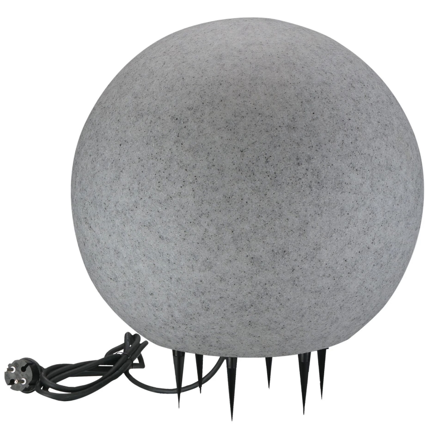 Udendørslampe ARGENTO 1xE27/15W/230V diameter 50 cm IP65 grå