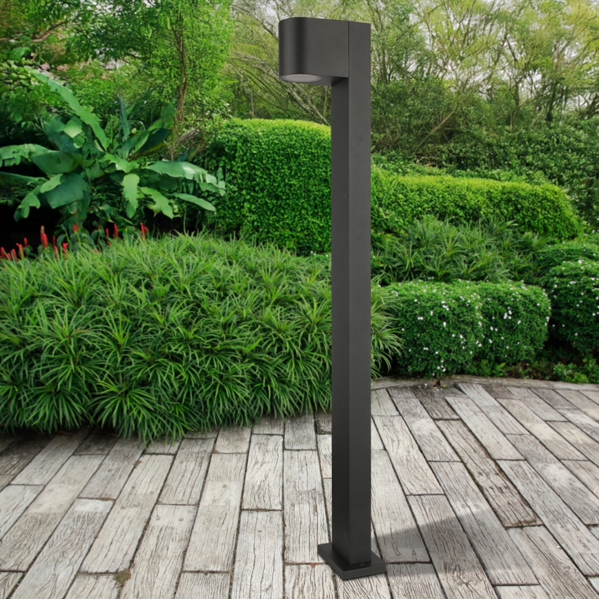 Udendørslampe BOSTON 1xGU10/10W/230V 80 cm IP54 sort