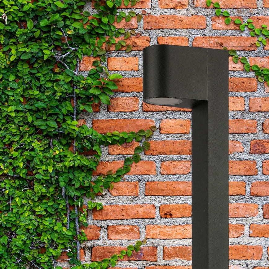 Udendørslampe BOSTON 1xGU10/10W/230V 80 cm IP54 sort