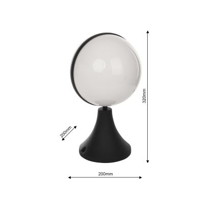 Udendørslampe CIRCULO 1xE27/40W/230V IP44