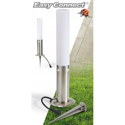 Udendørslampe EASY CONNECT 1xE27/20W/230V IP44 rustfri