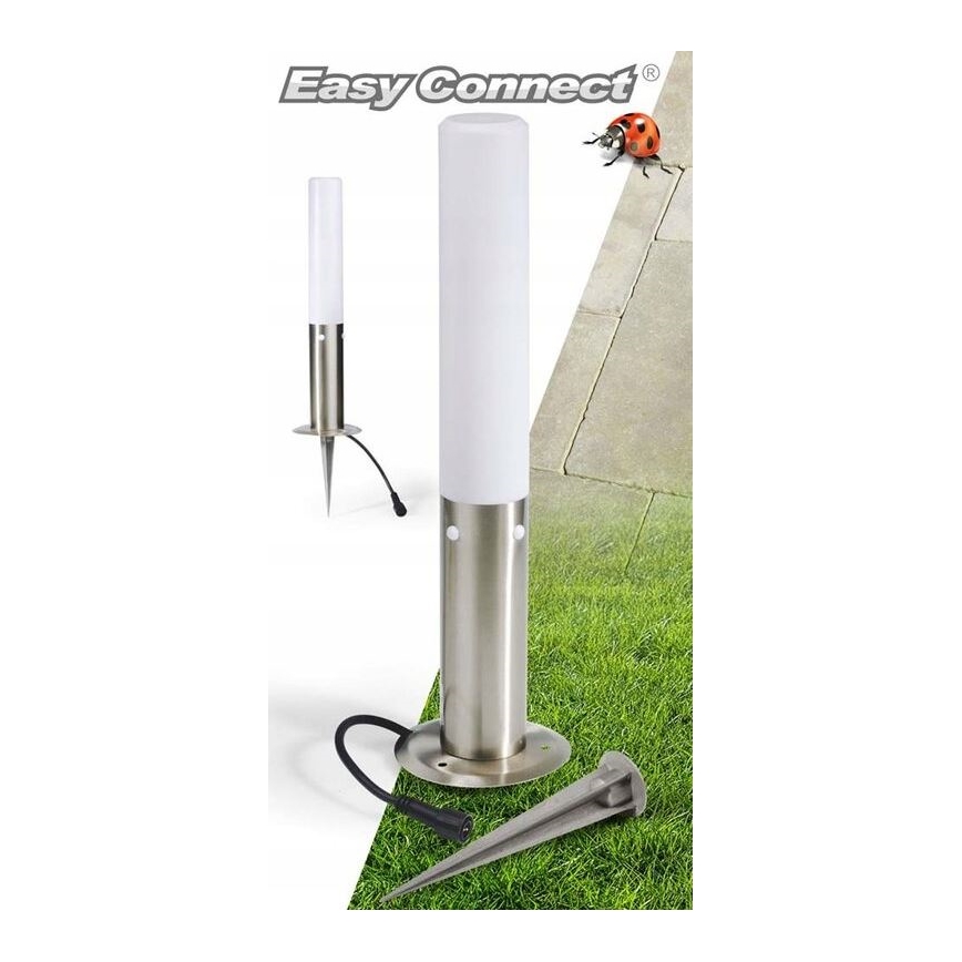 Udendørslampe EASY CONNECT 1xE27/20W/230V IP44 rustfri
