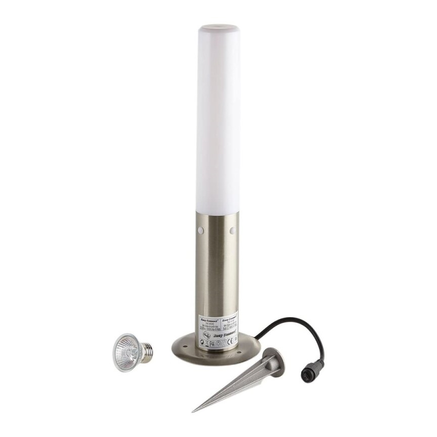 Udendørslampe EASY CONNECT 1xE27/20W/230V IP44 rustfri
