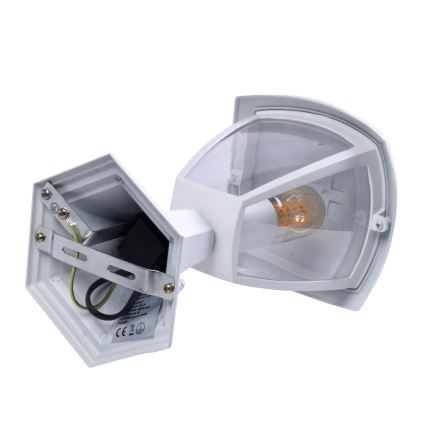 Udendørslampe FOX 1xE27/40W/230V IP44 hvid