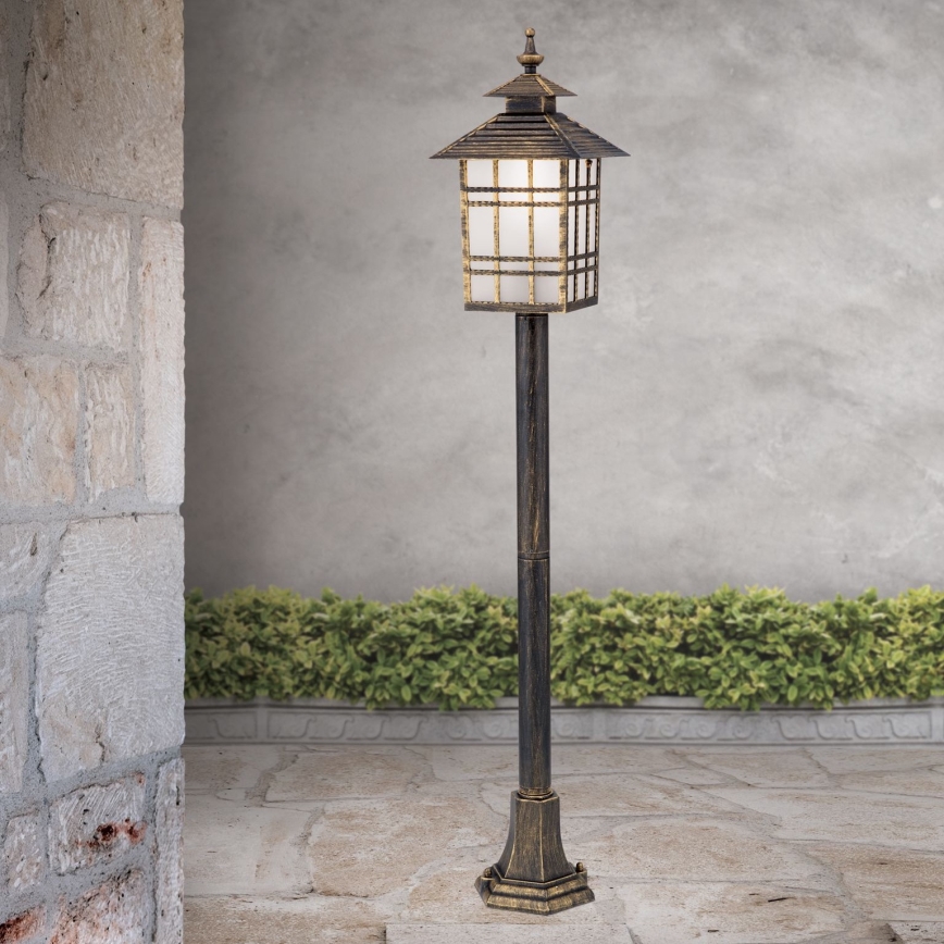 Udendørslampe KIKO 1xE27/11W/230V IP44 bronze/patina