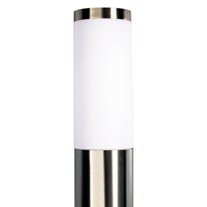 Udendørslampe LIVIA 1xE27/10W/230V 45 cm IP44 sølv