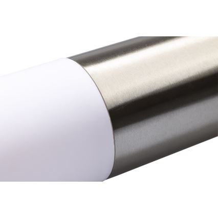 Udendørslampe LIVIA 1xE27/10W/230V 45 cm IP44 sølv