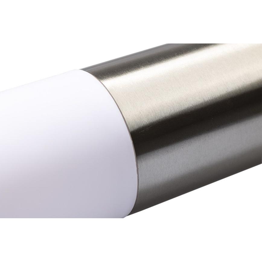 Udendørslampe LIVIA 1xE27/10W/230V 45 cm IP44 sølv