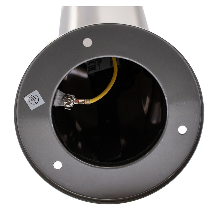 Udendørslampe LIVIA 1xE27/10W/230V 45 cm IP44 sølv