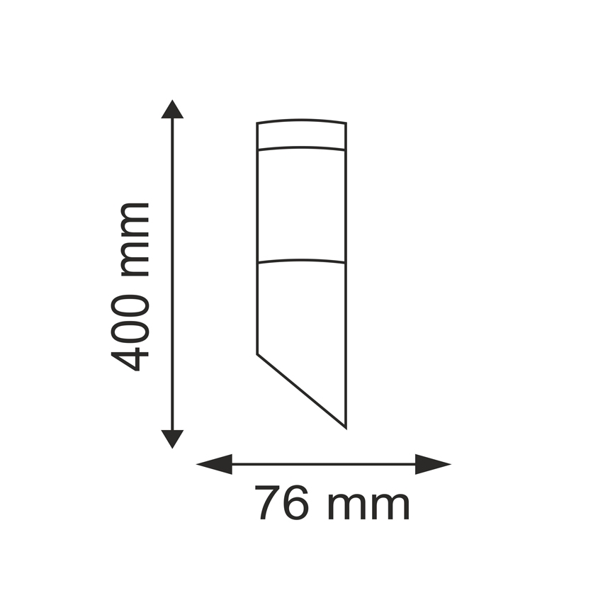 Udendørslampe LIVIA 1xE27/10W/230V IP44