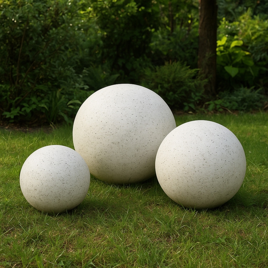 Udendørslampe LUMISTONE 1xE27/15W/230V IP65 Ø 28 cm