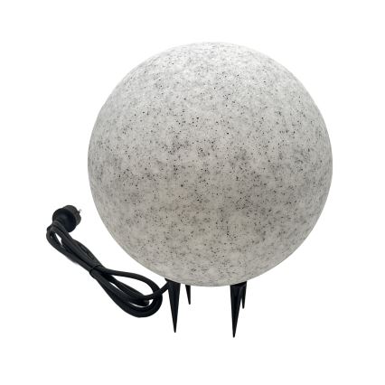 Udendørslampe LUMISTONE 1xE27/15W/230V IP65 Ø 28 cm