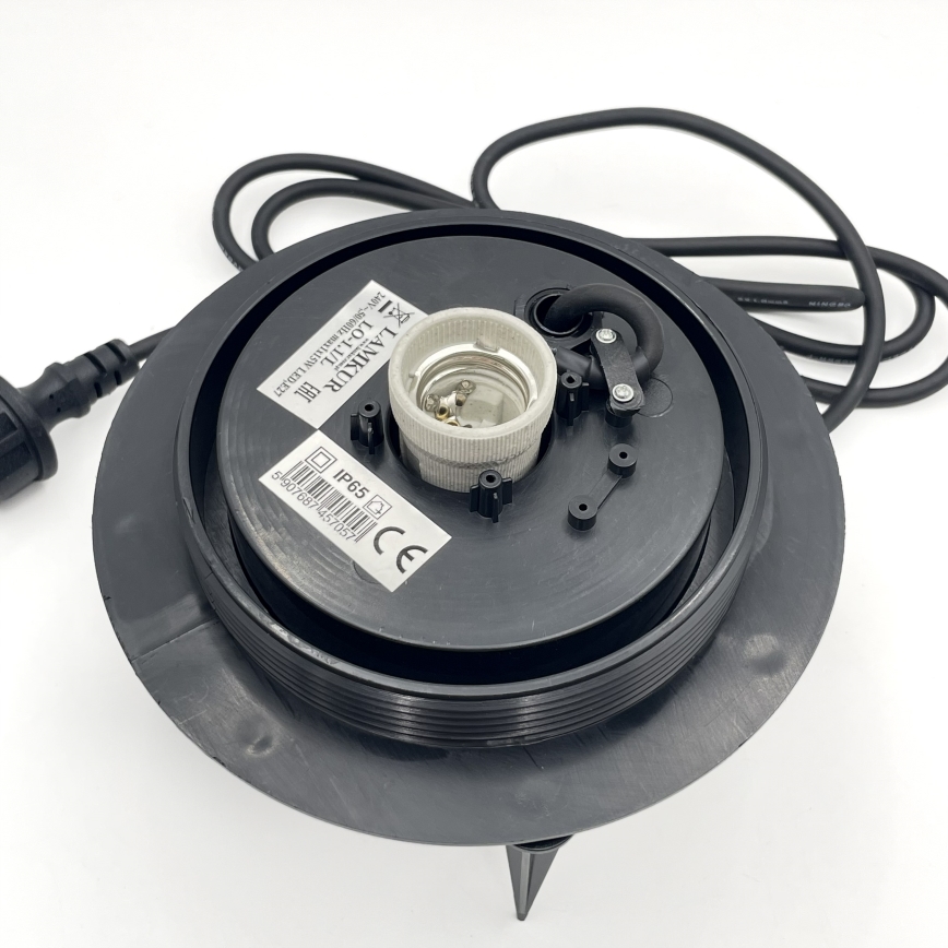 Udendørslampe LUMISTONE 1xE27/15W/230V IP65 Ø 38 cm