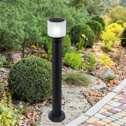 Udendørslampe MADRID 1xE27/12W/230V 80 cm IP44 sort