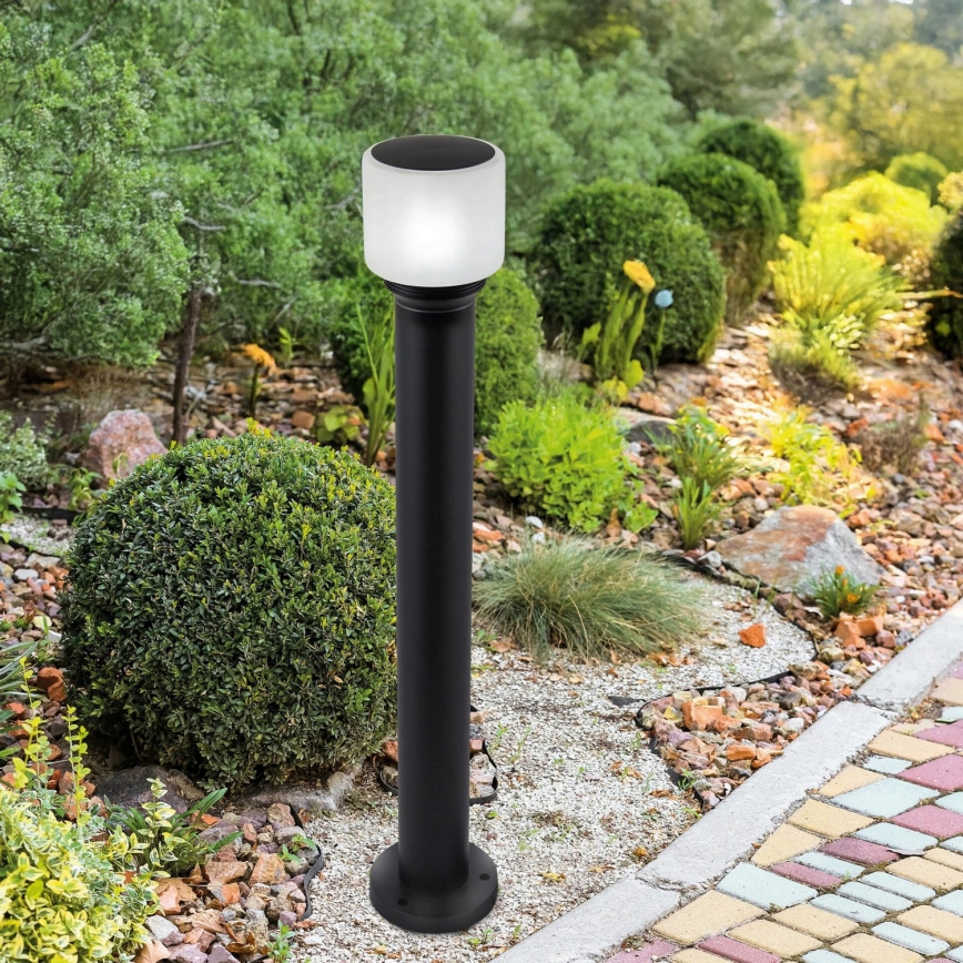 Udendørslampe MADRID 1xE27/12W/230V 80 cm IP44 sort