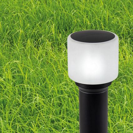 Udendørslampe MADRID 1xE27/12W/230V 80 cm IP44 sort