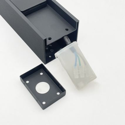 Udendørslampe med 2 stikkontakter VESPER 1xG9/5W/230V IP44 30 cm sort