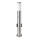 Udendørslampe med sensor + 2 stik SCHUKO 1xE27/60W/230V IP44 60cm mat krom
