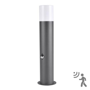 Udendørslampe med sensor DALLAS 1xE27/12W/230V IP44 antracit
