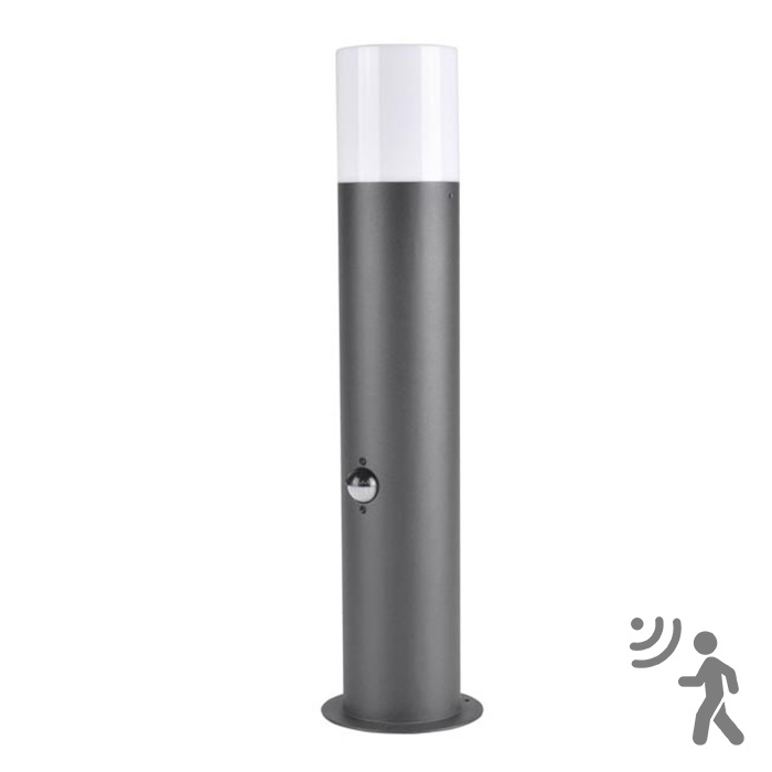 Udendørslampe med sensor DALLAS 1xE27/12W/230V IP44 antracit