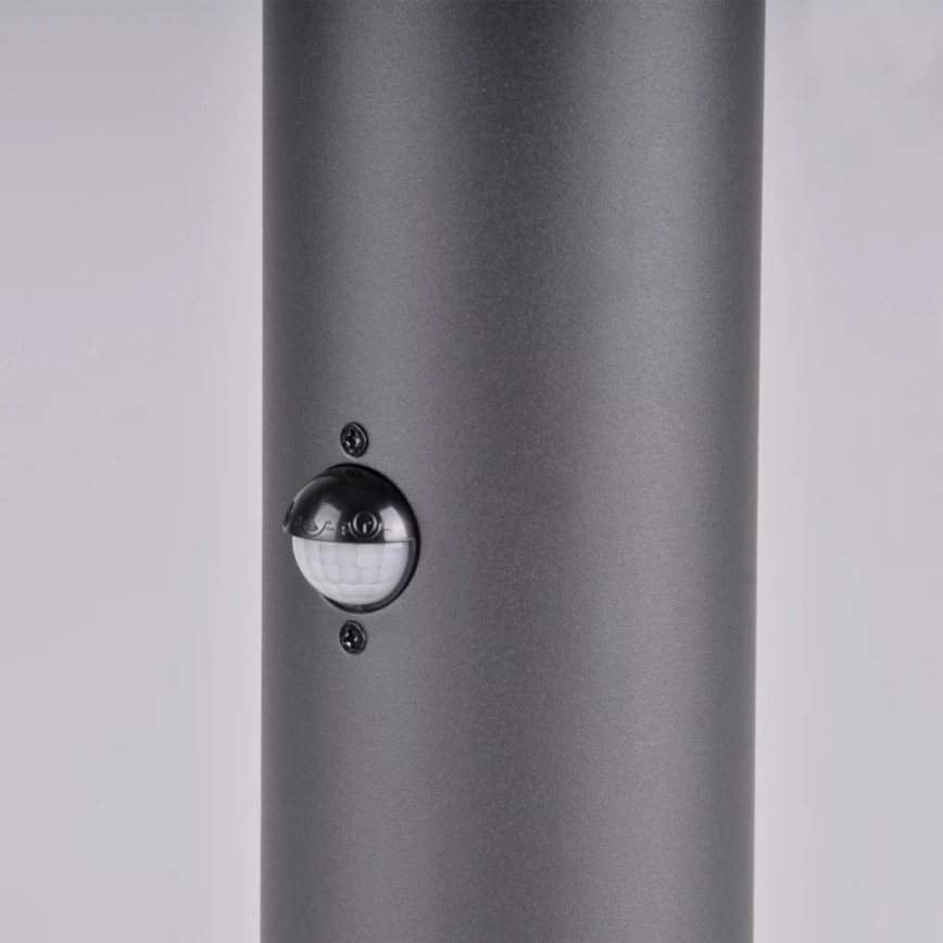 Udendørslampe med sensor DALLAS 1xE27/12W/230V IP44 antracit