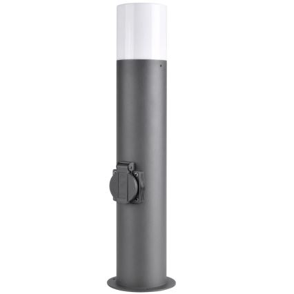 Udendørslampe med stik DALLAS 1xE27/12W/230V IP44 antracit