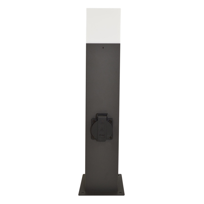 Udendørslampe med stik NEW YORK 1xE27/12W/230V IP44 44 cm antracit